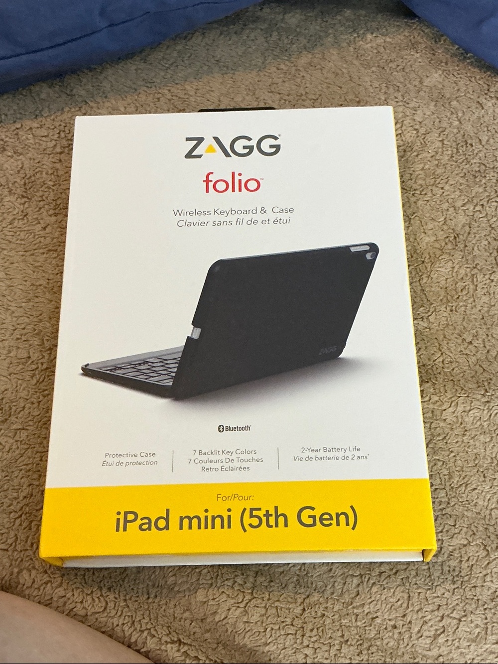 folio Wireless Keyboard Case for iPad mini (5th Gen) - Black